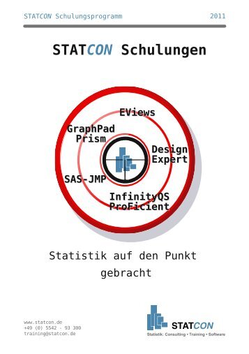 STATCON Schulungen 2011