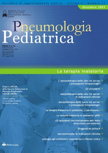 La terapia inalatoria: una monografia di Pneumologia ... - SIAIP