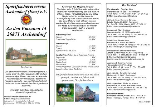 26871 Aschendorf - Sportfischereiverein Aschendorf