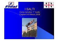 I SALTI - Fidal Sardegna