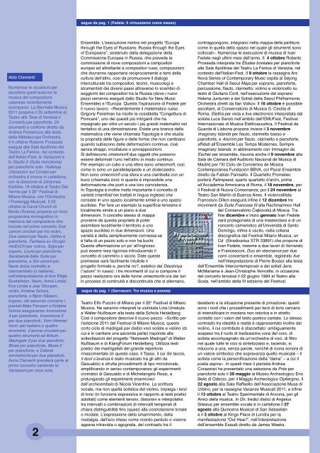 ESZ NEWS N. 56_ottobre 2011.pdf - Edizioni Suvini Zerboni