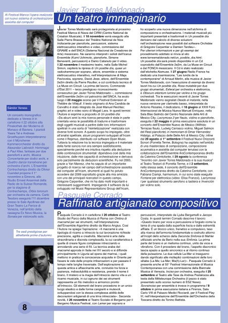 ESZ NEWS N. 56_ottobre 2011.pdf - Edizioni Suvini Zerboni
