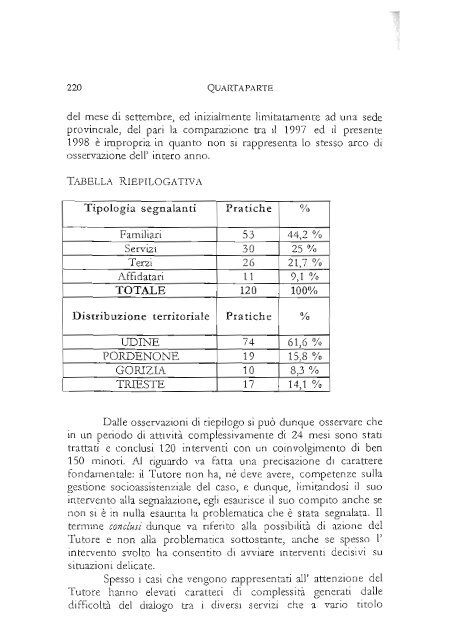 La tutela non giurisprudenziale del minore. Il tutore pubblico dei minori