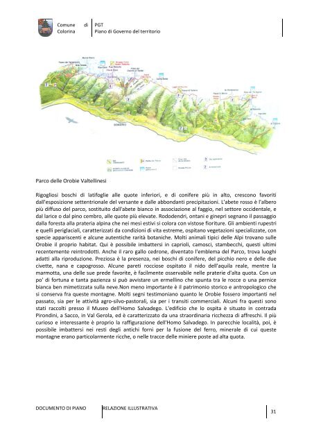 pgt piano di governo del territorio - Comune di Colorina (SO)