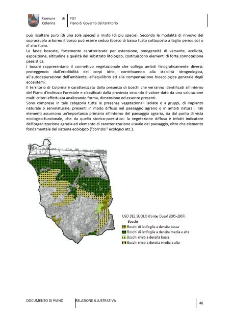 pgt piano di governo del territorio - Comune di Colorina (SO)