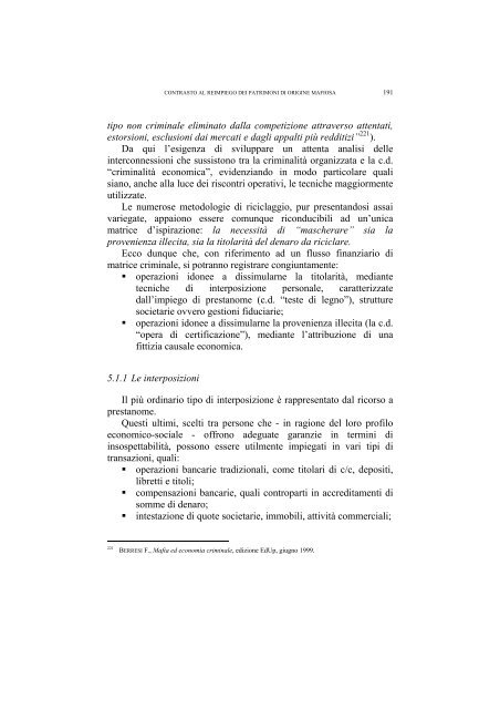 Testi 08 - La criminalità organizzata di stampo mafioso - Movimento ...