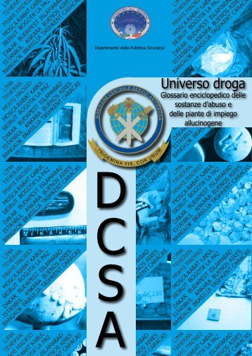 Universo droga - Glossario - Ministero Dell'Interno