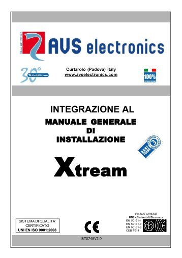 Xtream - Avs Electronics S.p.A.