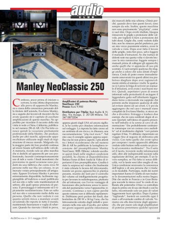 Manley NeoClassic 250