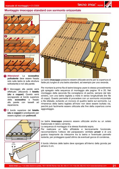 manuale di montaggio coperture - Bertamino.eu