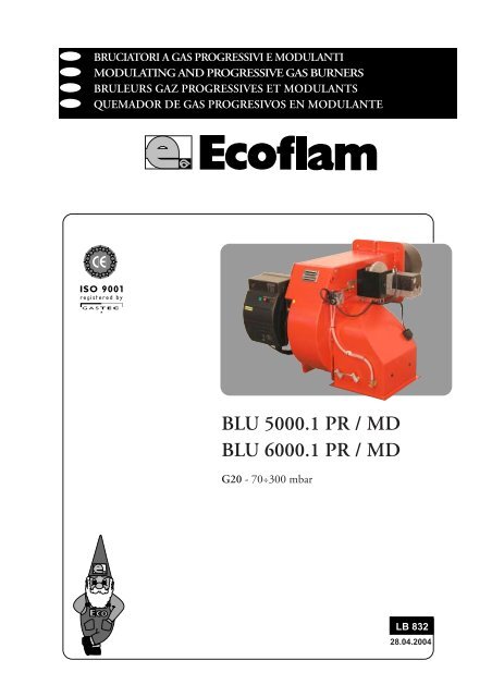 BLU 5000.1 PR / MD BLU 6000.1 PR / MD - Elco Ecoflam