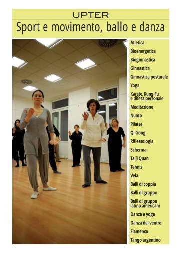 Sport e movimento, ballo e danza - Upter Gratis