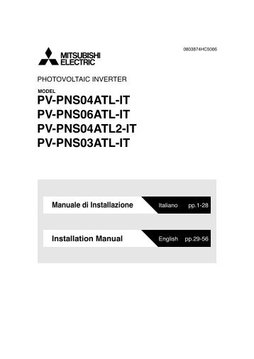 Scarica il documento - Climatizzazione - Mitsubishi Electric