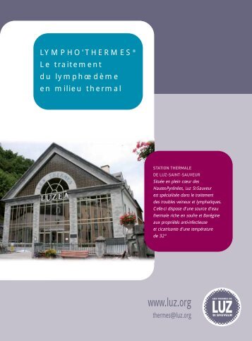 Documentation à télécharger - Thermes de Luz-Saint-Sauveur