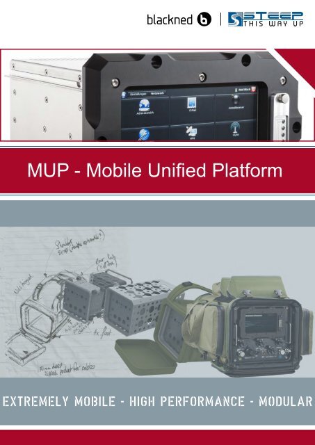 MUP – Mobile Unified Platform brochure - Steep