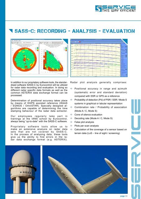 Radar Evaluation - Steep