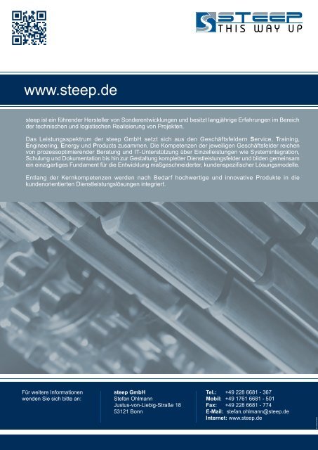 Mobile Systeme - Systemintegration - Steep