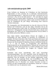 Jahresbericht 2009/10 Teil 2 - Steigerwaldschule Ebrach