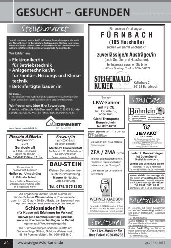 Ausgabe 1035 - Steigerwald-Kurier