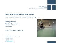 Vortrag von Herrn Lutz Thimm - Steinbart-Gymnasium