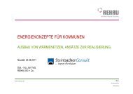 ENERGIEKONZEPTE FÜR KOMMUNEN - Steinbacher-Consult