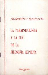 MARIOTTI Humberto - La parapsicologia a la luz de - ViaSantos