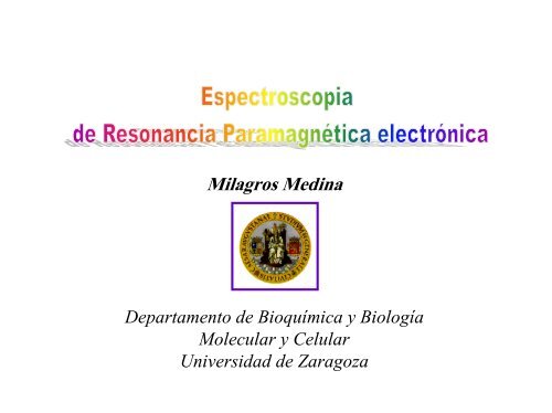 Tema 11. Espectroscopia de resonancia paramagnética electrónica.