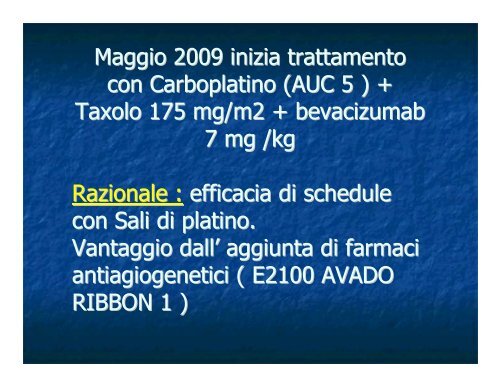 la paziente con tumore triplo negativo la paziente ... - Oncologia Rimini