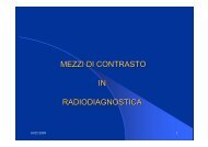 MEZZI DI CONTRASTO IN RADIODIAGNOSTICA