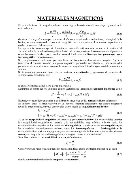 materiales magnéticos - Utn