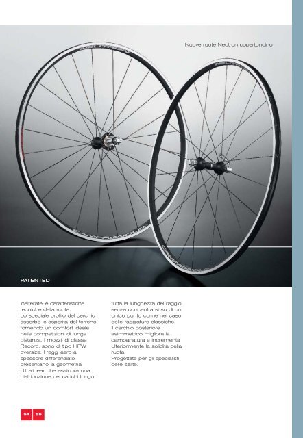 2004 Products Range I - Campagnolo