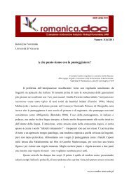 A che punto siamo con la punteggiatura? - Romanica.doc