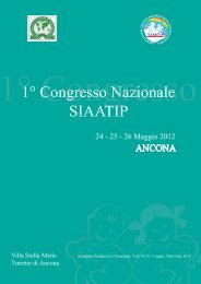 1° Congresso Nazionale SIAATIP - Anestesia Pediatrica e Neonatale