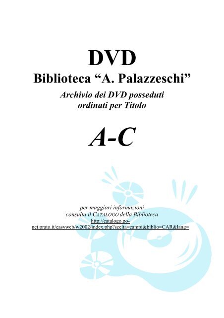 Archivio dei DVD