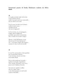 Poesie di Emily Dickinson tradotte da Silvio Raffo - LietoColle