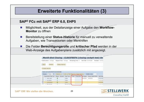 SAP® Financial Closing cockpit - Stellwerk Consulting GmbH