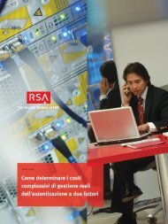 Come determinare i costi complessivi di gestione reali dell ... - RSA