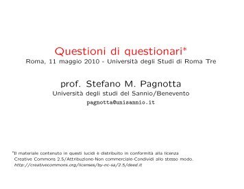 seminario Prof. Pagnotta - Scienze della Formazione