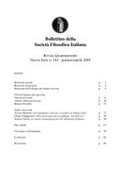 Bollettino n. 184 - Società Filosofica Italiana