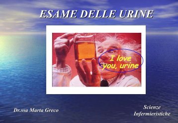 Esame delle urine - Patologia Clinica