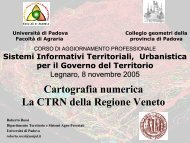 La Cartografia Tecnica Numerica della Regione Veneto - Territorio e ...