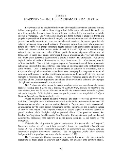 Vita San Francesco - I-tau.com