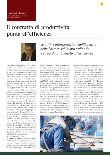 scarica la rivista in formato pdf - Ordine dei consulenti del lavoro ...