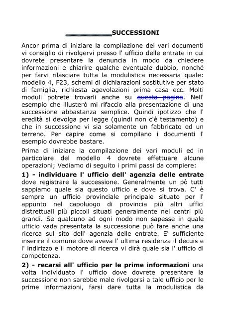 Scarica materiale su Successione.pdf - Il Collegio dei Geometri ...