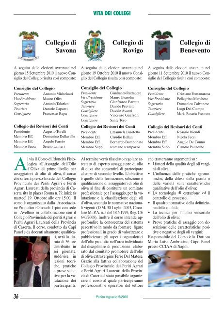 Leggi il pdf - Collegio Nazionale dei Periti Agrari » e dei Periti Agrari ...