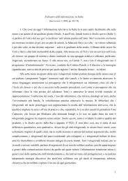 Il disastro dell'informazione in Italia [PDF] - Claudio Giunta