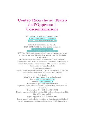 scarica i testi italiani in formato pdf - PeaceLink