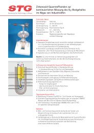 Datenblatt Sauerstoffsonde - STG Combustion Control GmbH & Co KG