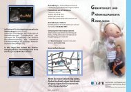 Geburtshilfe und Pränataldiagnostik - GPR Gesundheits- und ...