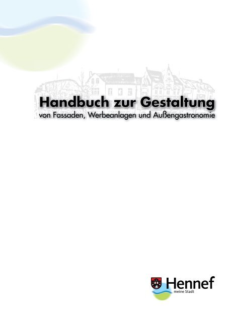 Entwurf des Handbuches zur Gestaltungssatzung - Stadtmarketing ...